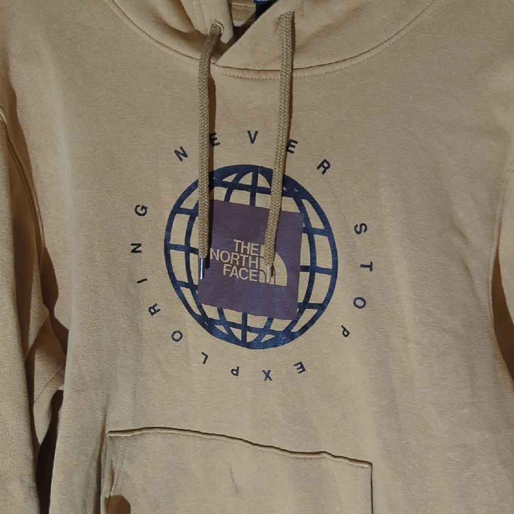 The North Face Tan Hoodie with Logo - Picture 3 of 11